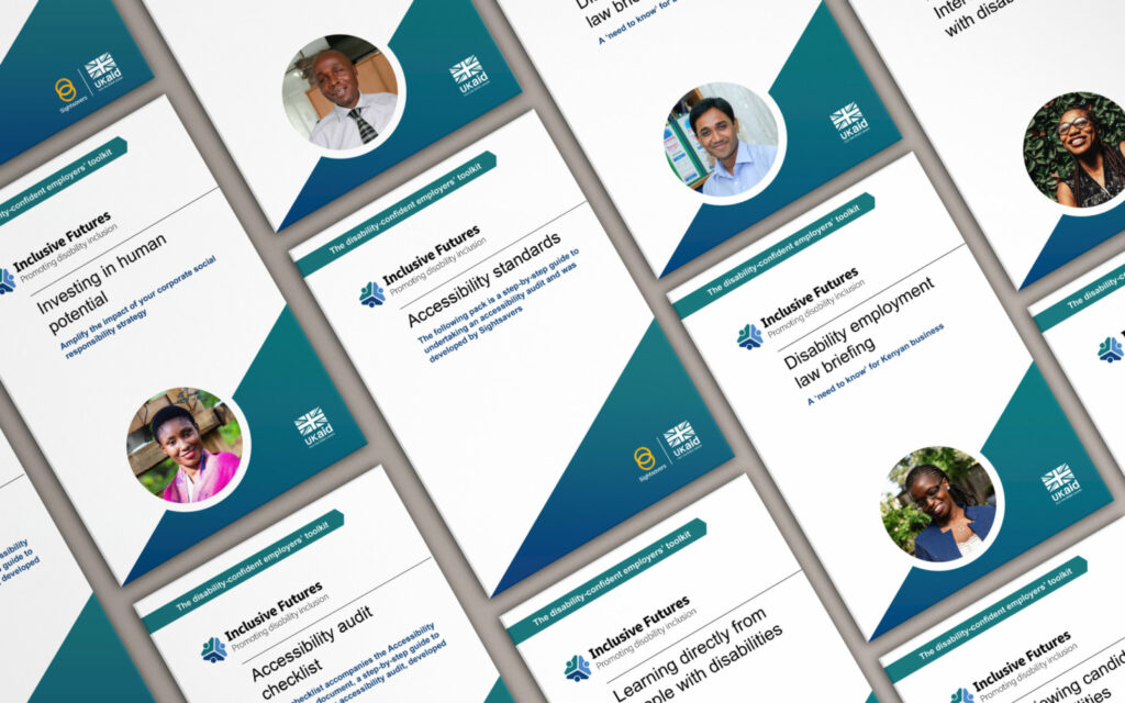 Front covers of the employers' toolkit.