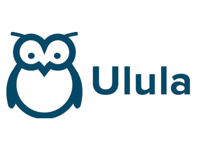 Ulula's logo shows an outline of an owl on the left and the word Ulula on the right